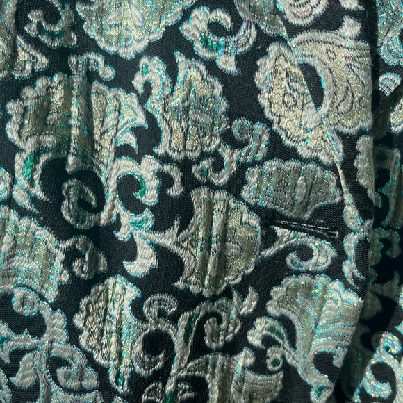 Dries can Noten metallic silver and blue blazer. Size 38 EU. Fits US 6. - Picture 4 of 5